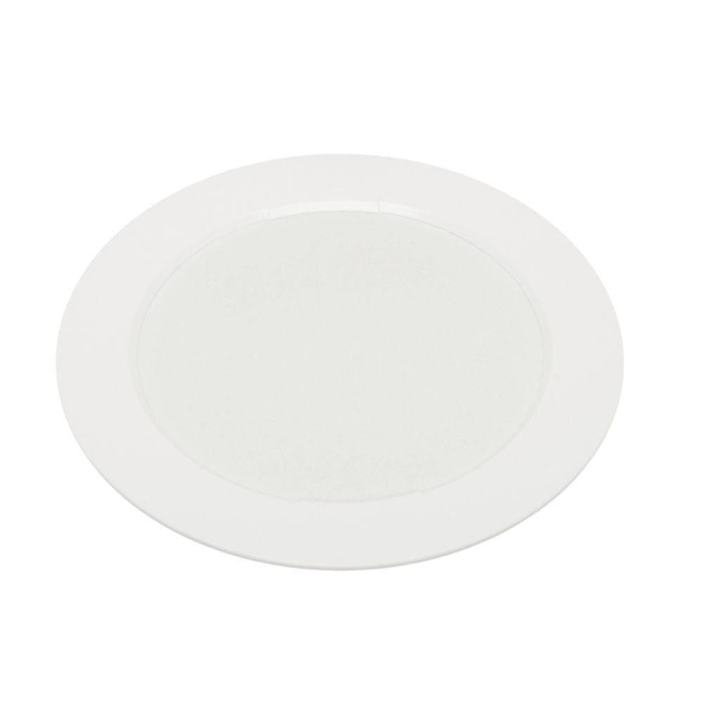 6 Painéis Placa De Led Taschibra 18w Lys Redondo Embutir 6500k Luz Fria