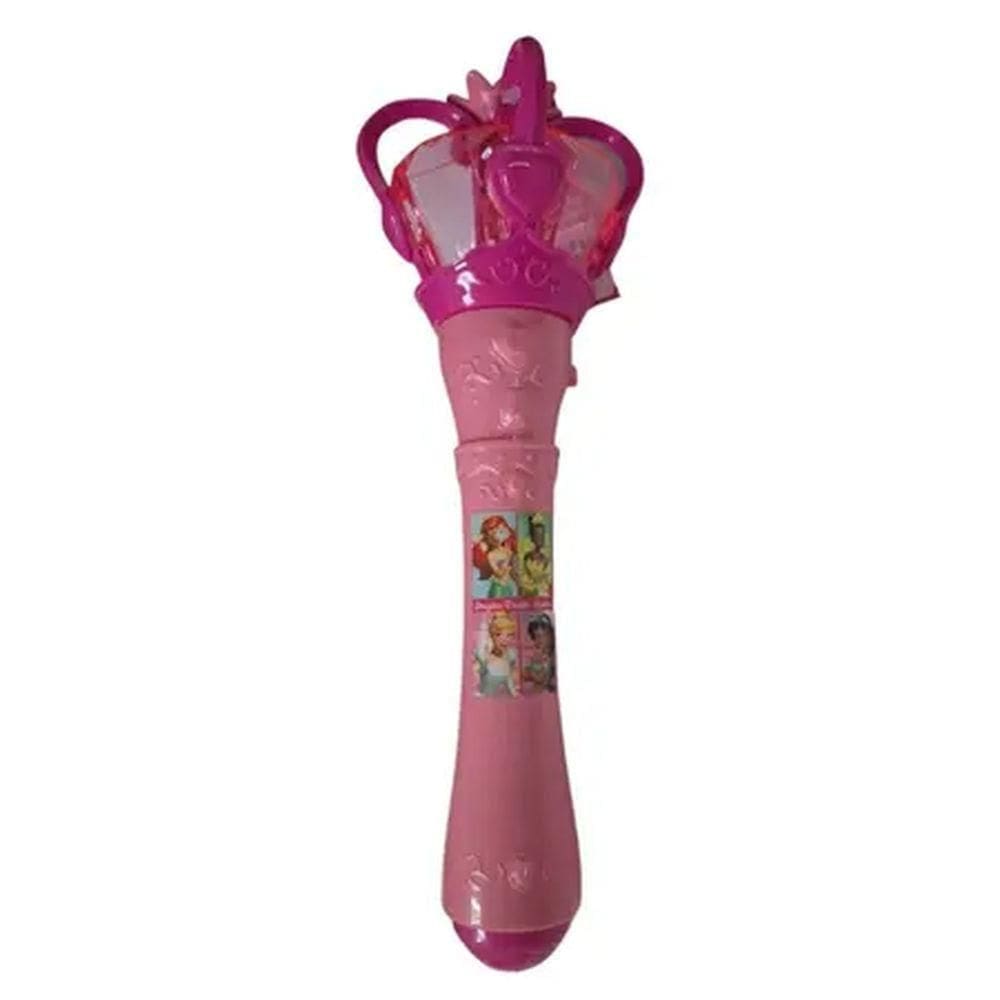 Varinha Mágica com Luz Princesas Disney Infantil - Toyng