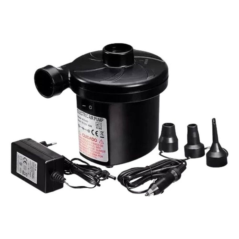 Bomba pneumática para casa Compressor de ar potencia superlativa p/ Bolas Colchões Boias bicicleta