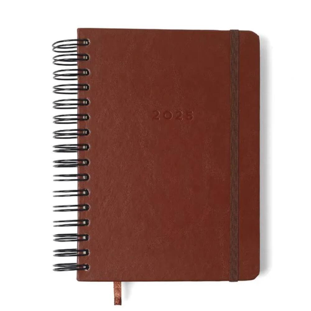 Agenda Planner Cicero Wire-o 14x21 Café Clássica