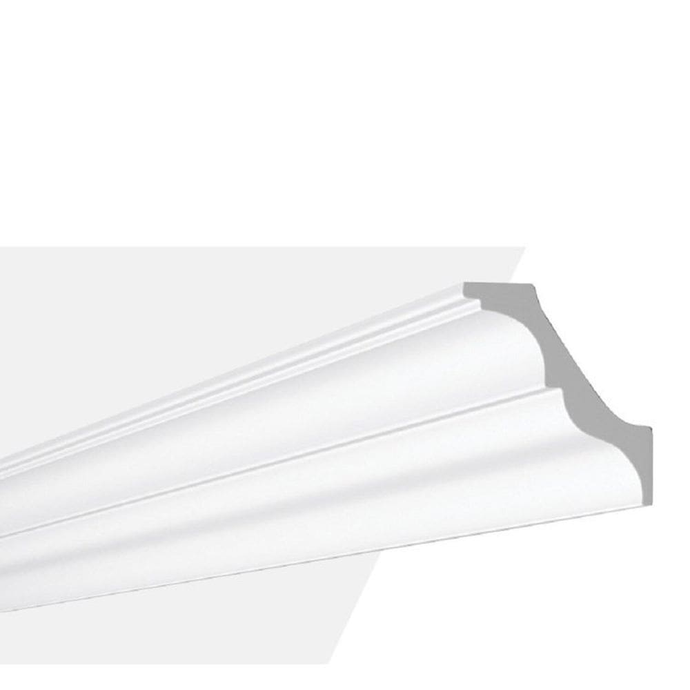 Kit com 15 Barras Rodateto At 95x100mm Metro Linear Nomastyl Gart 6m Branco