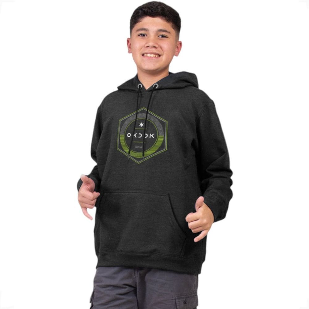 Blusa Moletom Fechado Mexagon Juvenil Okdok