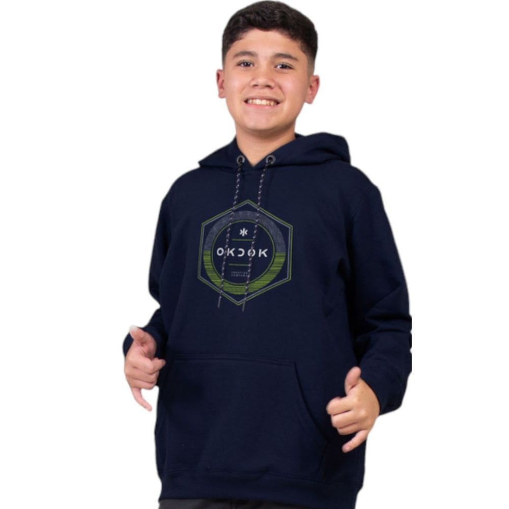 Blusa Moletom Fechado Mexagon Juvenil Okdok