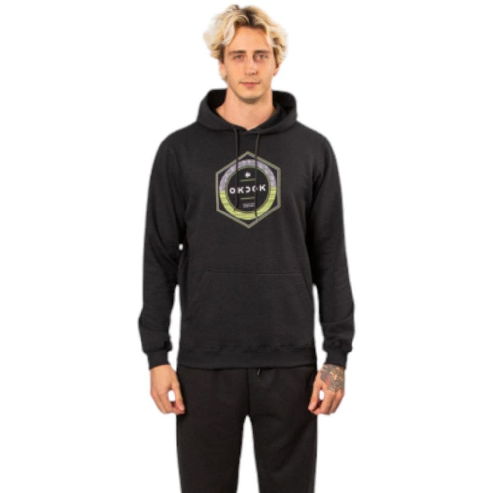 Blusa Moletom Fechado Okdok Hexagon Masculino