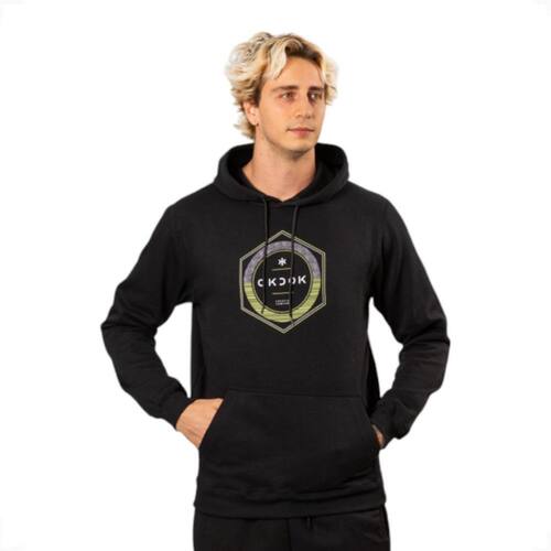 Blusa Moletom Fechado Okdok Hexagon Masculino Extra