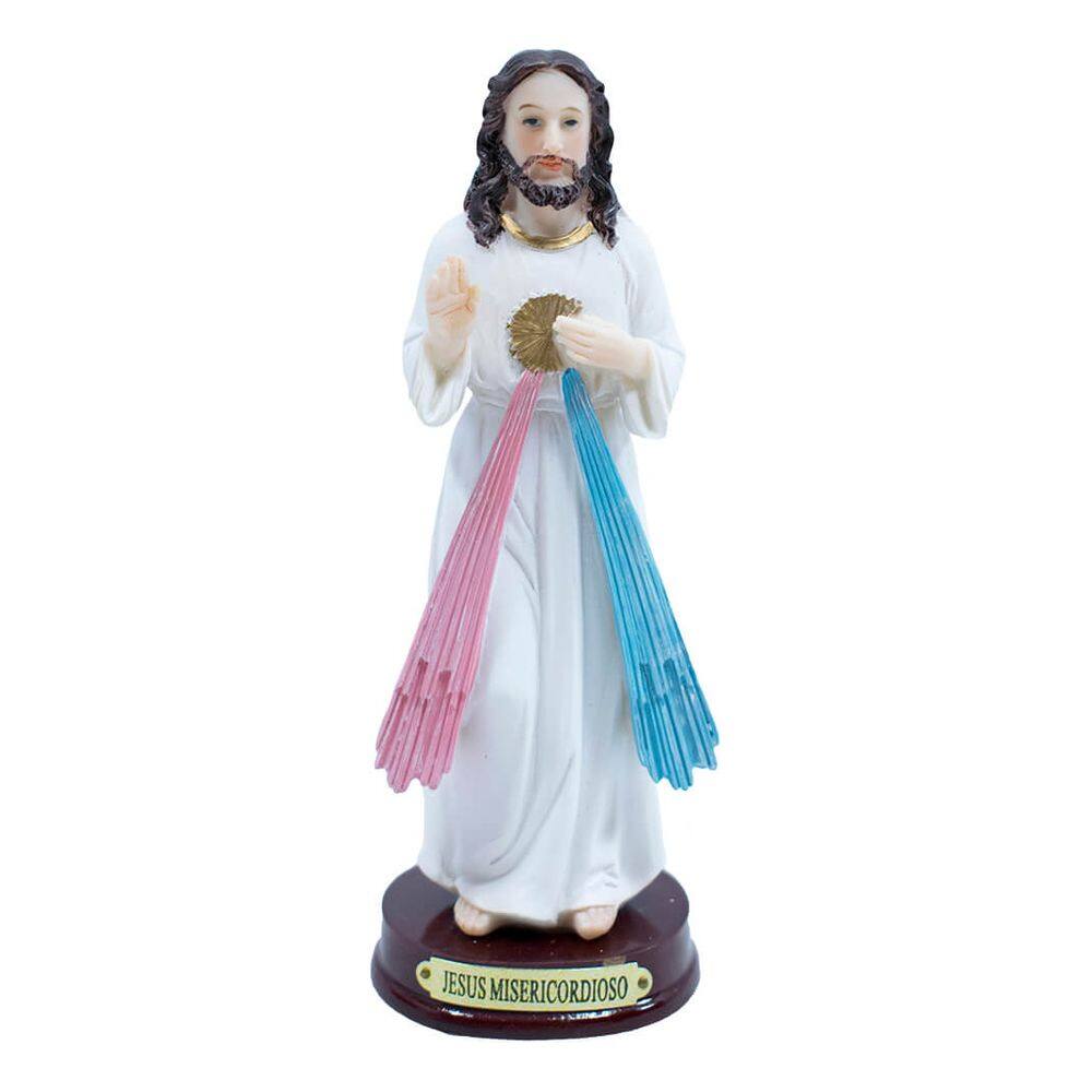 Imagem Resina Jesus Cristo Misericordioso - 15cm