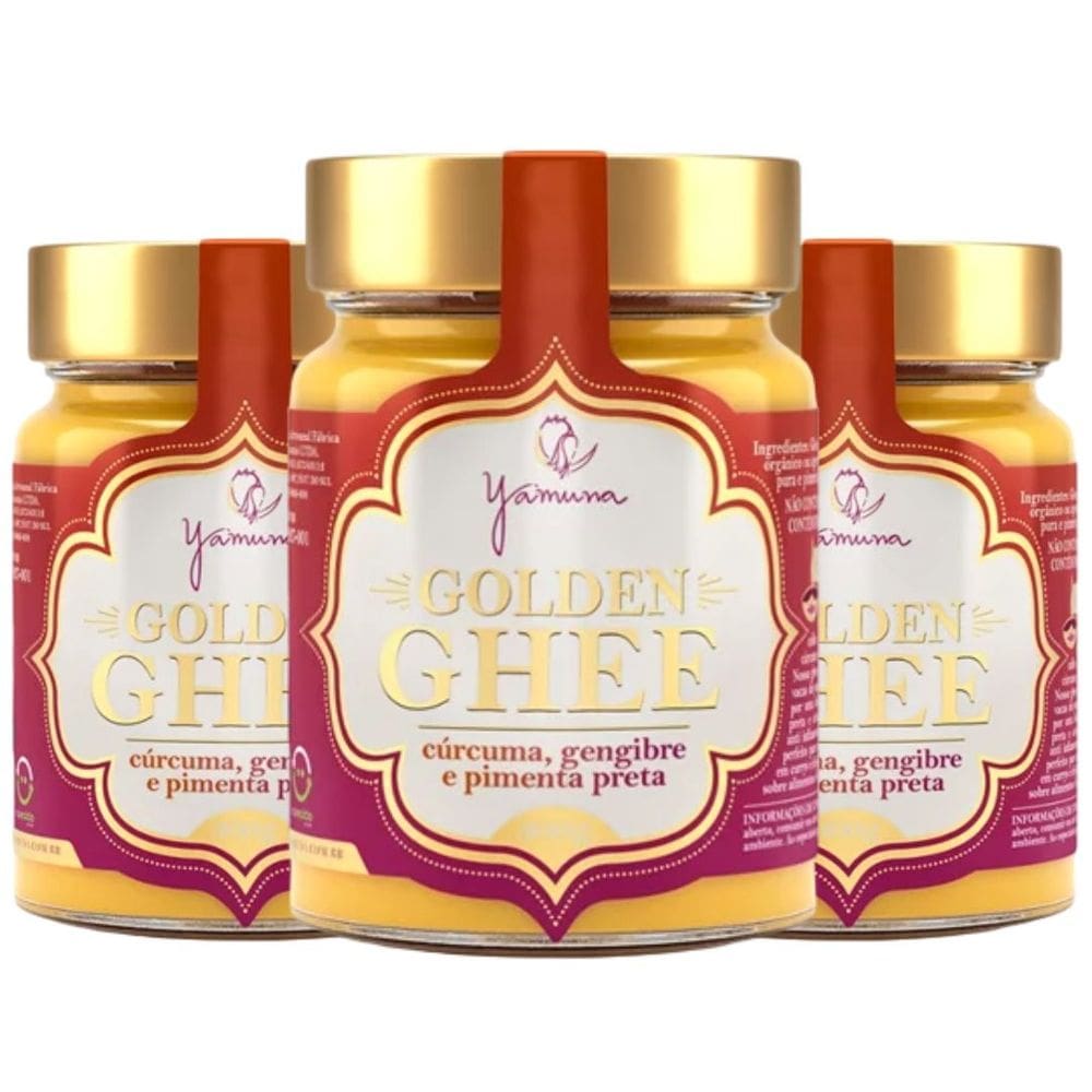 Manteiga Clarificada Ghee Golden 300g Kit com 3