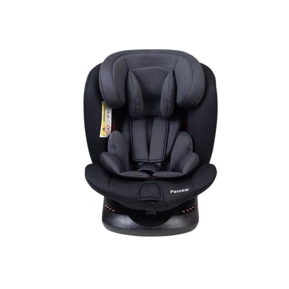 Cadeira Para Auto 360º De 0 A 36Kg Lunica Preta - Passear Baby