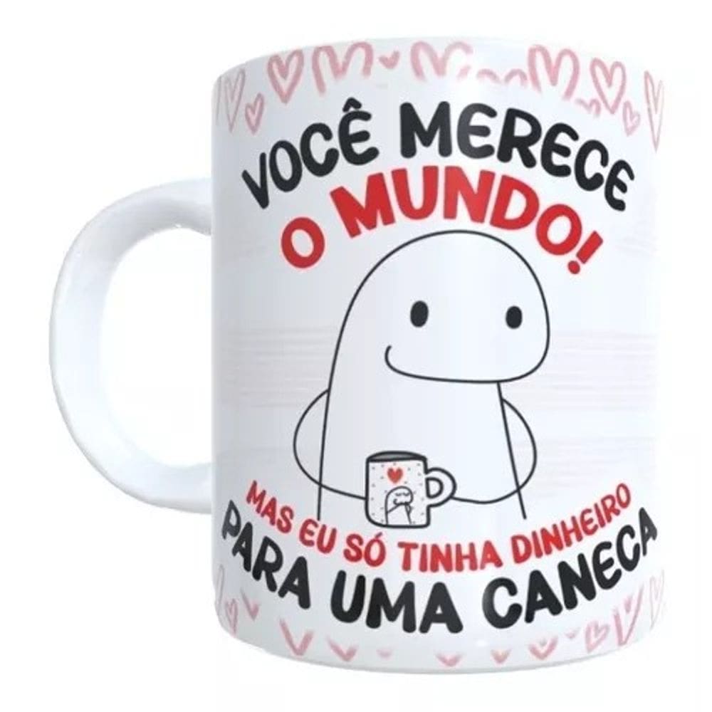 Canecas Legais Meme Figurinha Flork Namorada Amor Perfeita