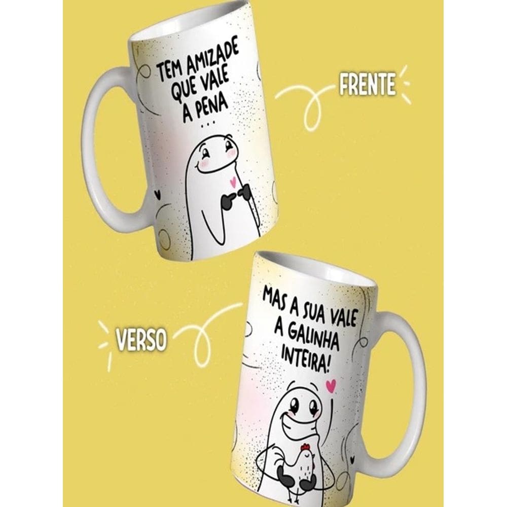 Caneca personalizada flork amigas personalizadas vários modelos 325ml volume 23