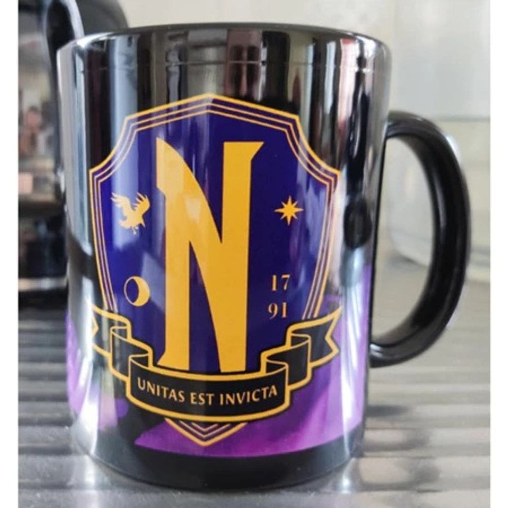 Caneca Personalizada Preta 325ml Porcelana Qualidade Premium