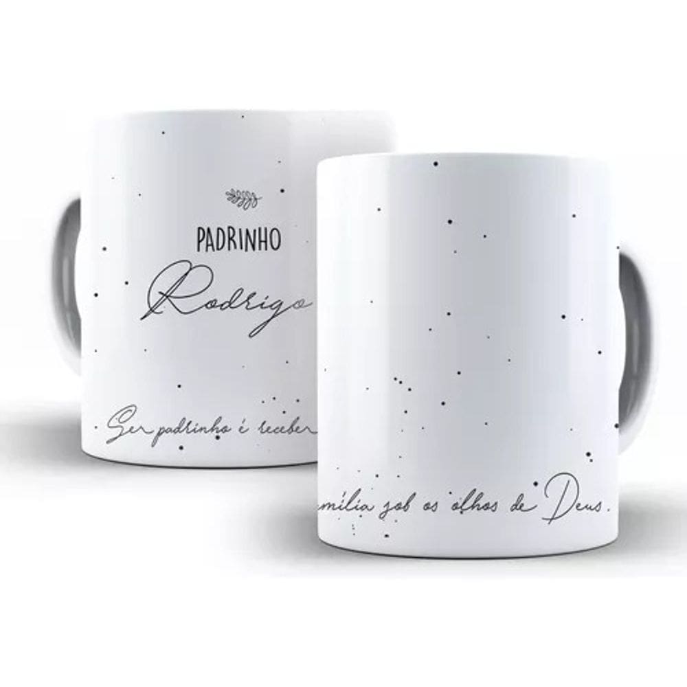 Caneca Convite Padrinho Ou Madrinha Batismo Promovidos