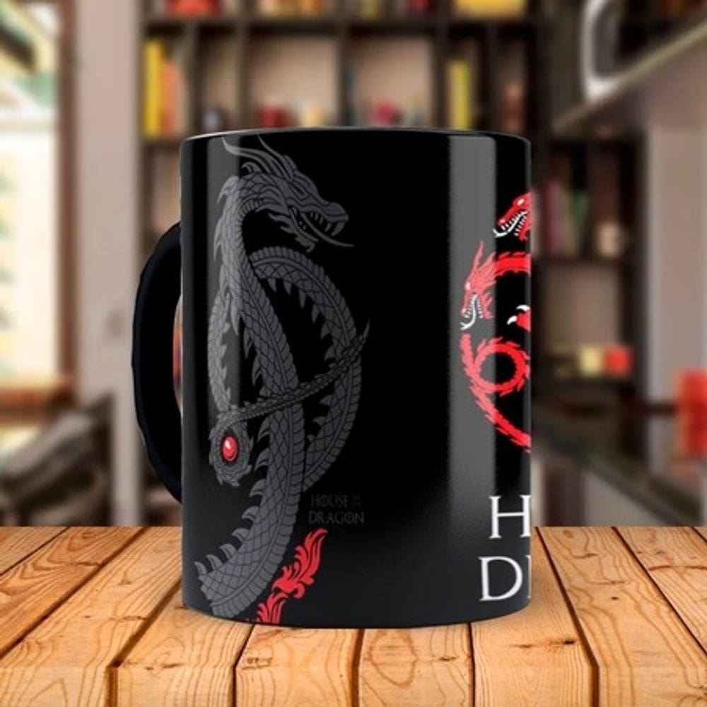 Caneca Mágica Série House of Dragon com Nome