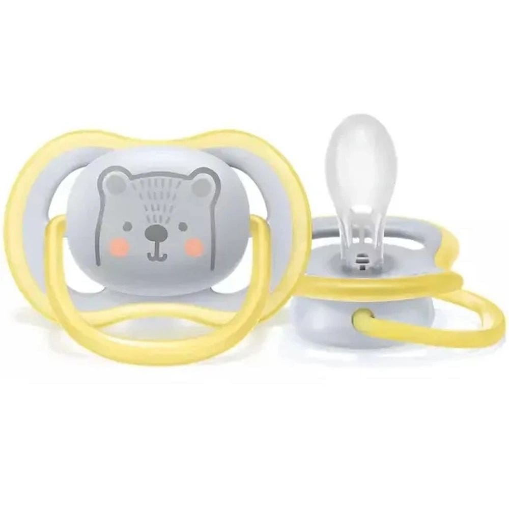 Chupeta Ultra Air Urso 6 - 18M (Scf086/76) - Avent