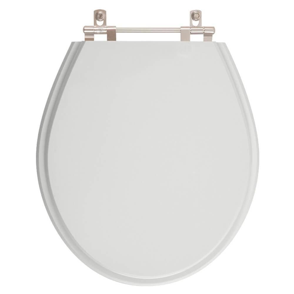 Assento Sanitario Poliester Izy Cinza Para Vaso Deca