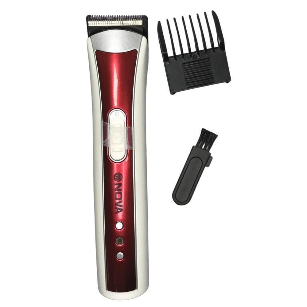Aparador Barbeador Elétrico Nhc-3780 Nova - Vermelho