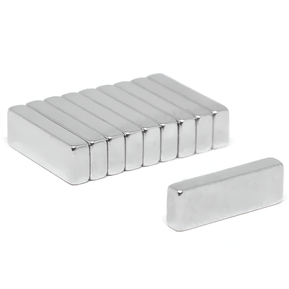 50Un. Imã Super Forte De Neodímio Retangular 12x4x2mm - N35