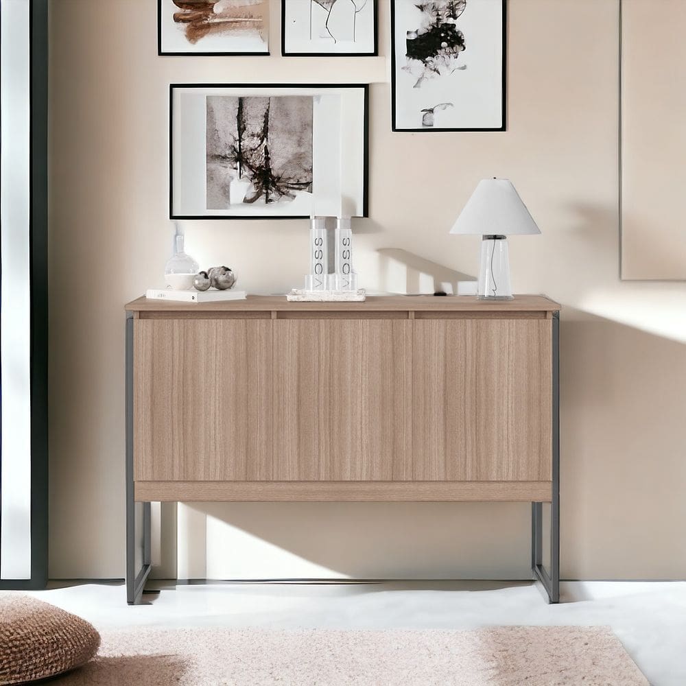 Conjunto de Buffets Industriais Milão Montana Preto