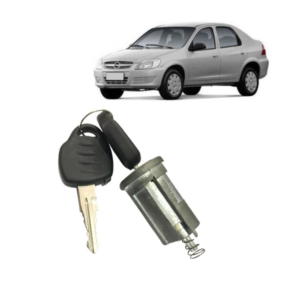 Cilindro Ignição Coluna Direção Com Chave Prisma 2006 A 2013 [F103]