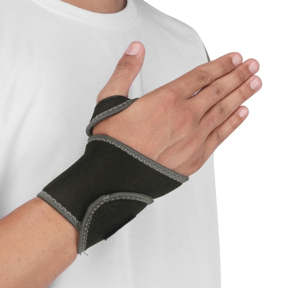 Munhequeira Vollo Neoprene Ajustável Preta
