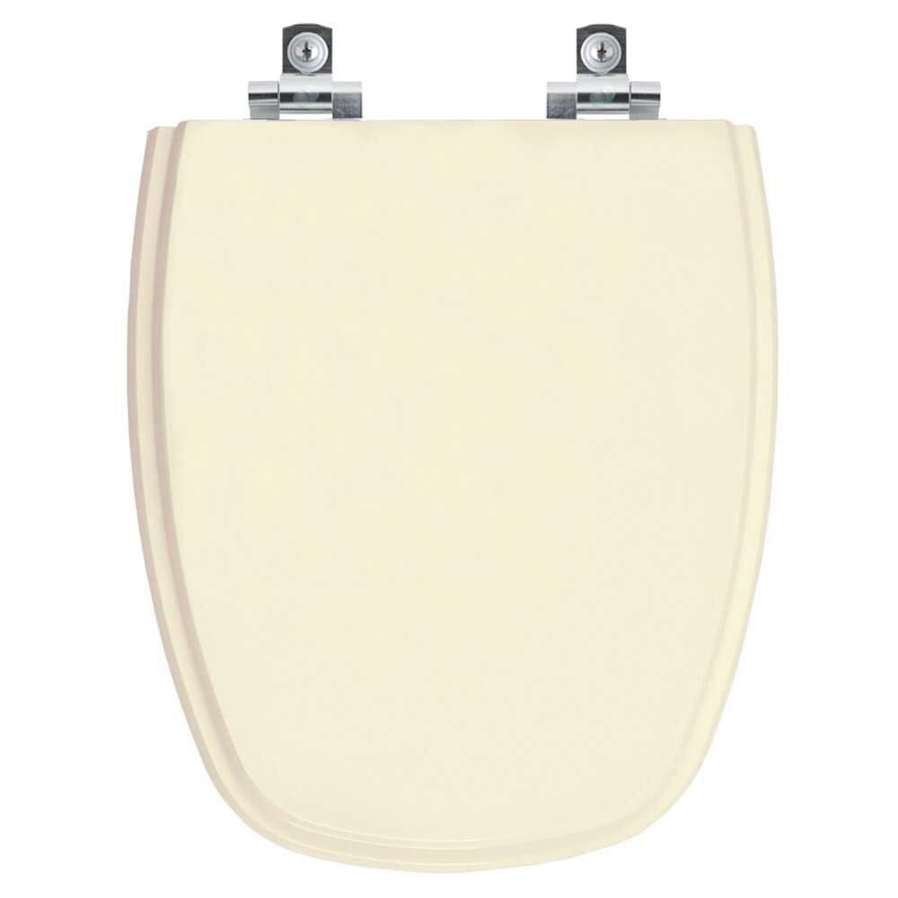 Assento Sanitário Laqueado Soft Close Monte Carlo Creme Bege Claro para vaso Deca