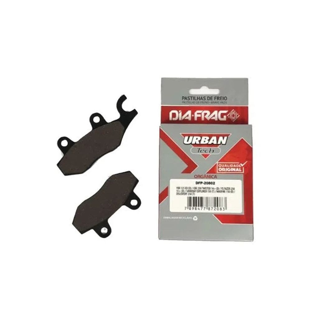 Pastilha Freio Dianteira Diagrag Ybr125/Cbx250/Fazer250