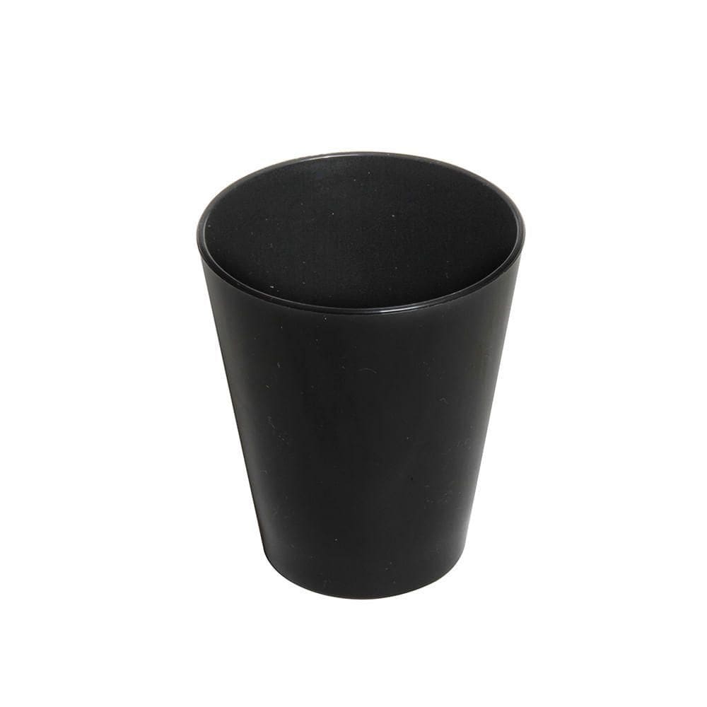 Copo Fresc Redondo 350ml Preto Em Polipropileno Linha Tropical Vem