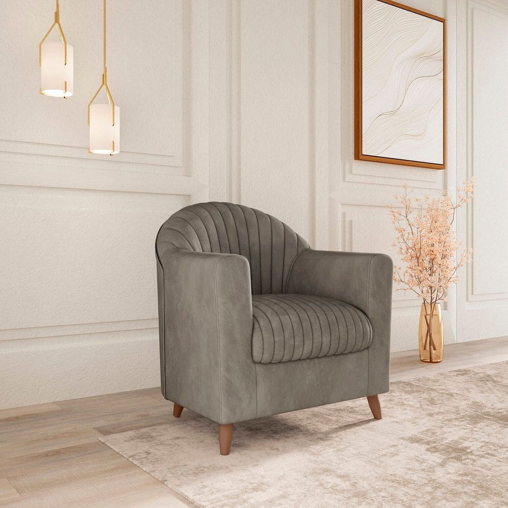 Poltrona Decorativa New Jussara . Bege