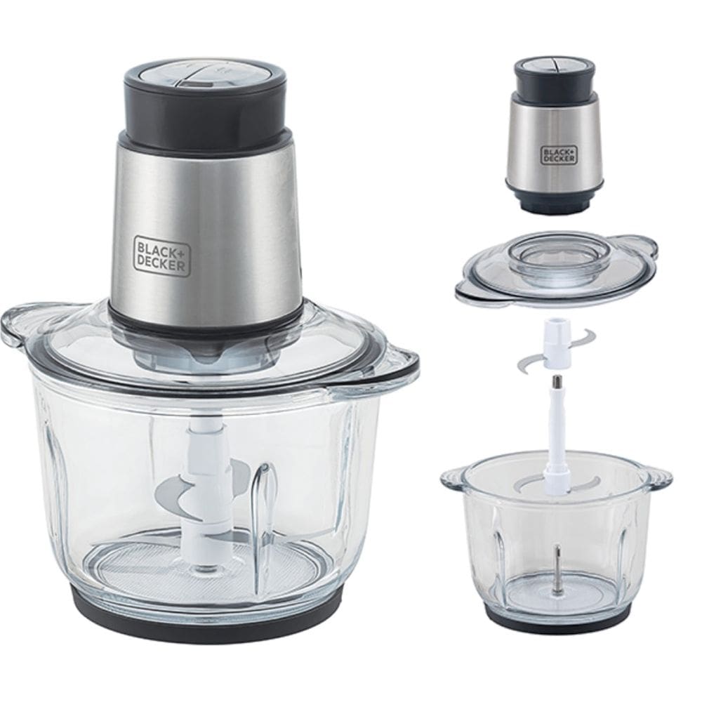 Mini Processador de Alimentos Alho MP300G Black+Decker Inox Legunes