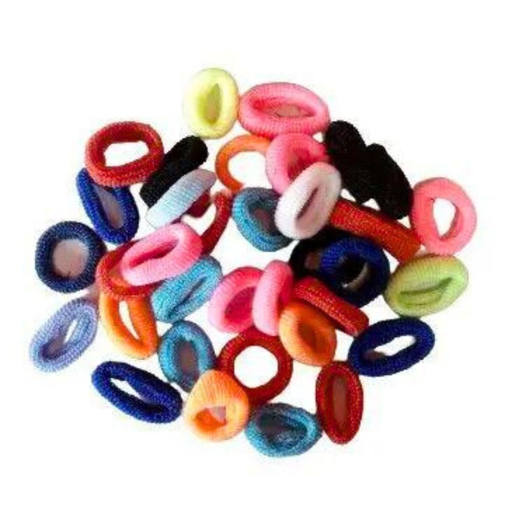 Xuxinha Elástico Cabelo Amarrador Penteado Penteadeira Coque   KIT 35UN