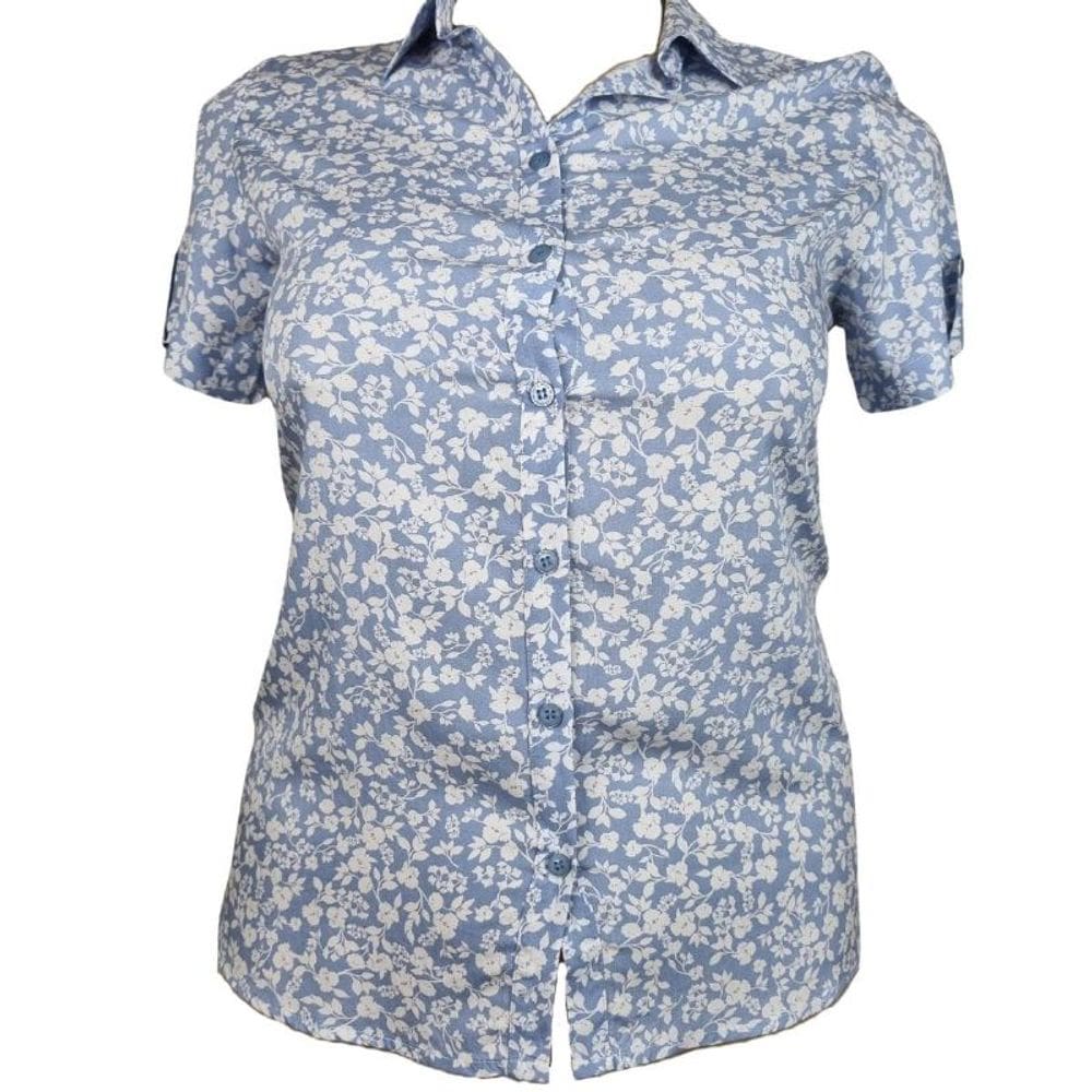 Camisete Feminino MC Florzinhas Doce Brisa 100% Viscose