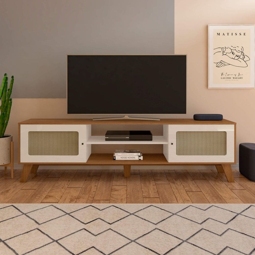 Rack Bancada Charlotte Para Tv 75