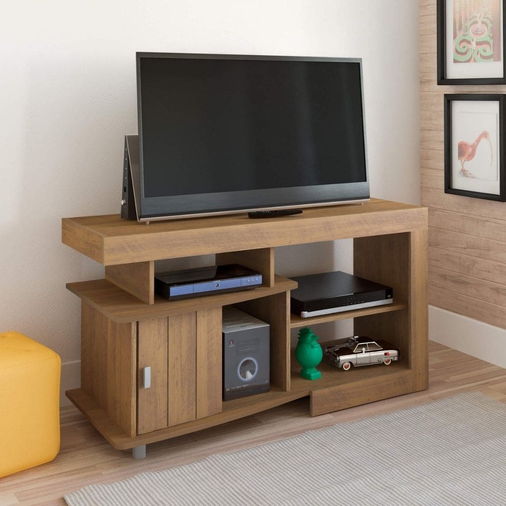 Rack Royal Para Tv 50\" com 3 Nichos e 1 Porta