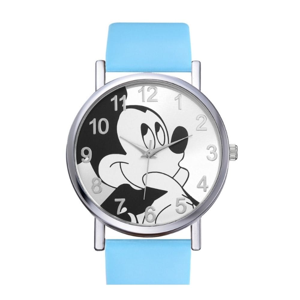 Relógio De Pulso Analógico Regulável Com Personagem Mickey