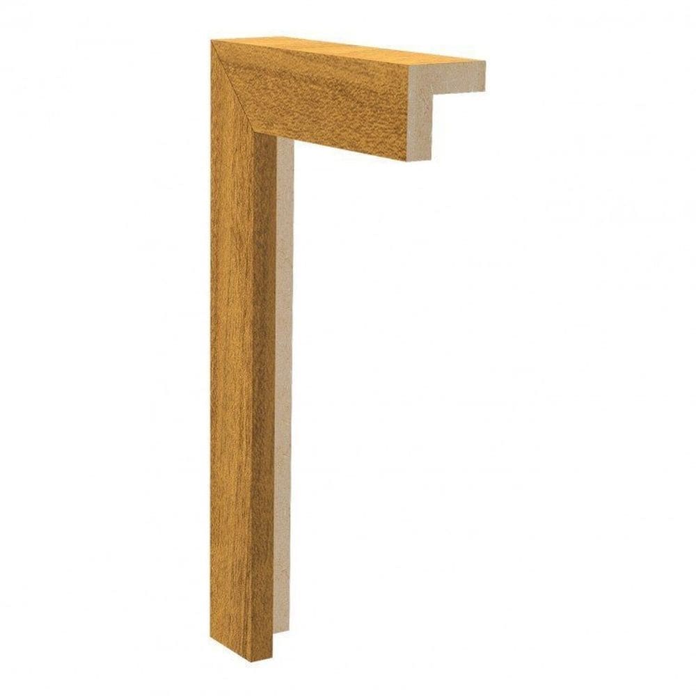 Kit com 5 Barras Arremate Mdf 250 Moldufama 25mmx2,5cm Metro Linear 12m Turim