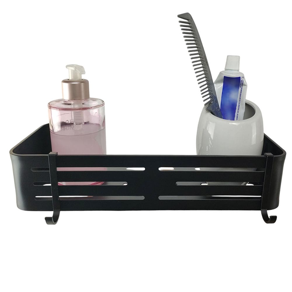 Suporte Porta Shampoo Prateleira Banheiro Box Sabonete Utensilios Casa Lavanderia Cozinha Organizaçao Resistente Multiuso