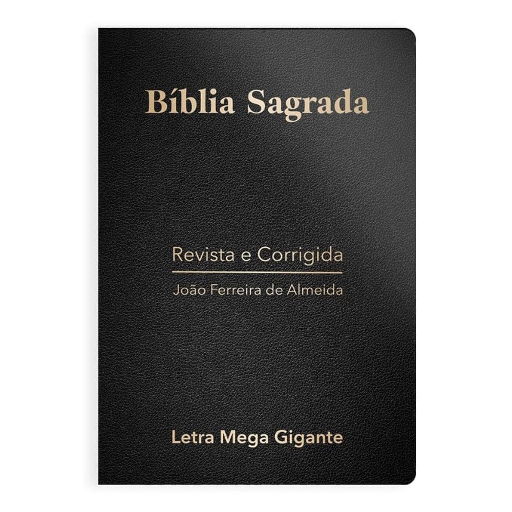 Biblia Arc Letra Mega Gigante Luxo Preta