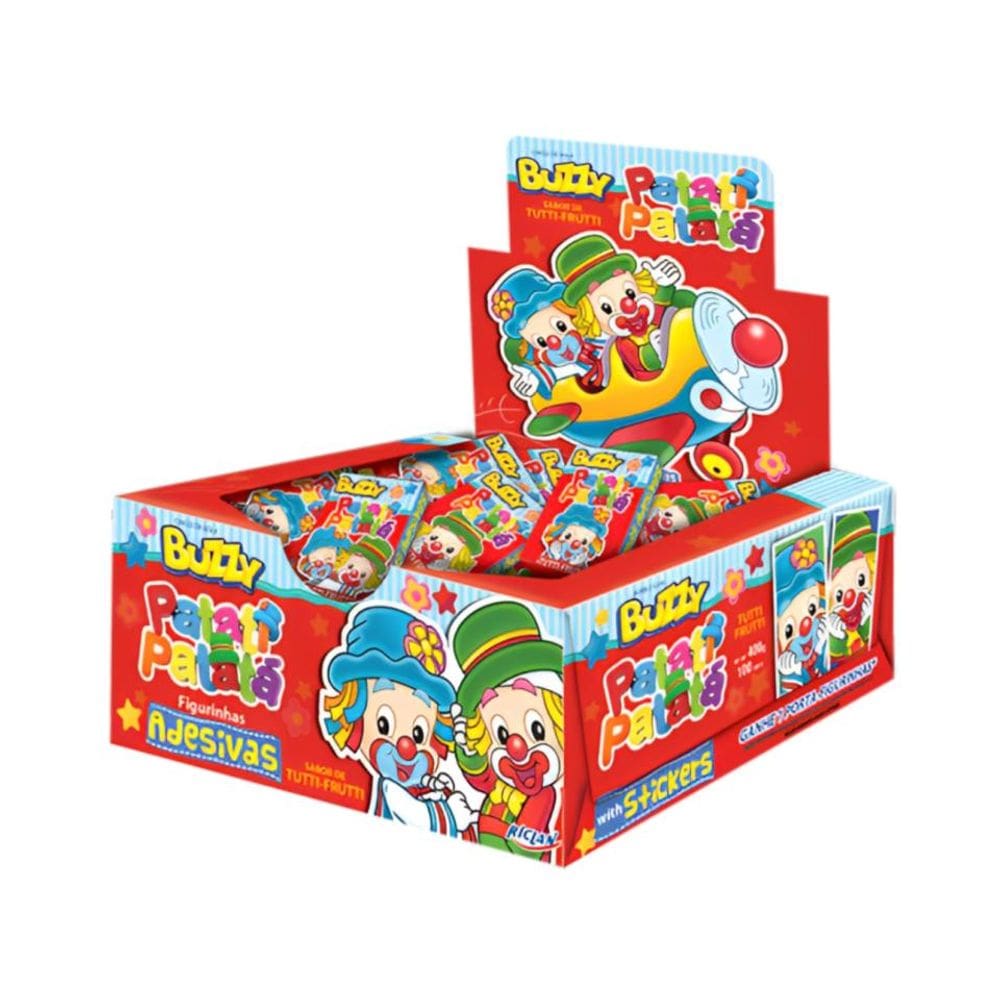 Chiclete Patati Patatá Buzzy Tutti Frutti C/ 90u
