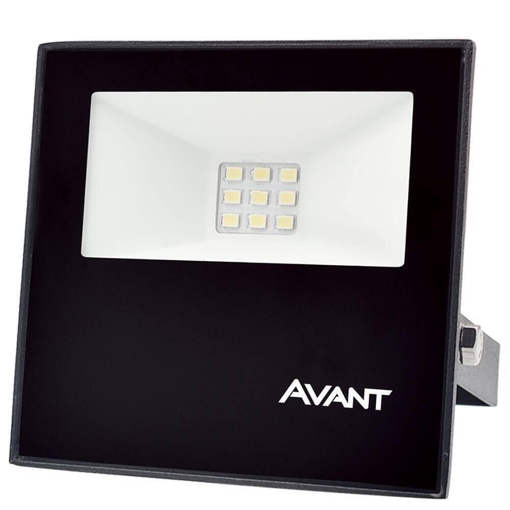 Refletor LED Azul Avant em Alumínio 10W SLIM-10 Bivolt de Sobrepor - CÓD 259015279