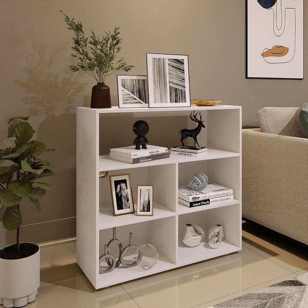 Estante Multiuso 5 Nichos Livreiro Cairo