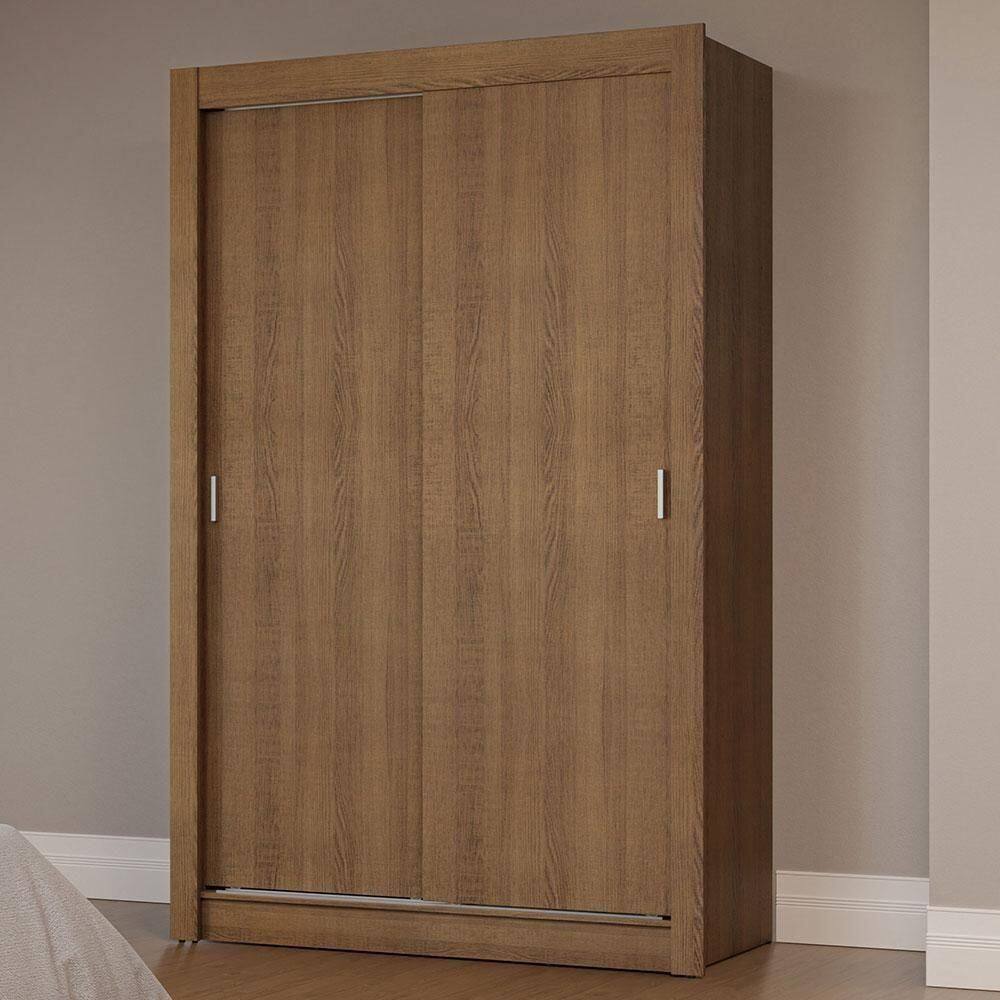 Guarda-roupa Solteiro 2 Portas Correr Rustic Madesa