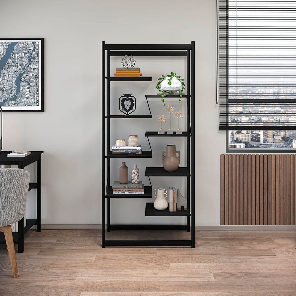 Estante Office Innovare com Um Estilo Industrial Preto