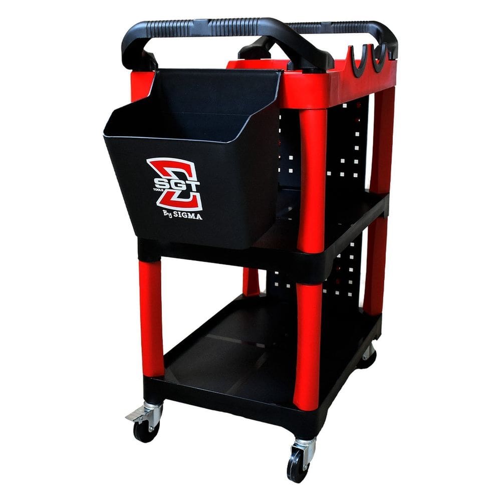 Carrinho Detailers Red & Shine Ii para Comércio