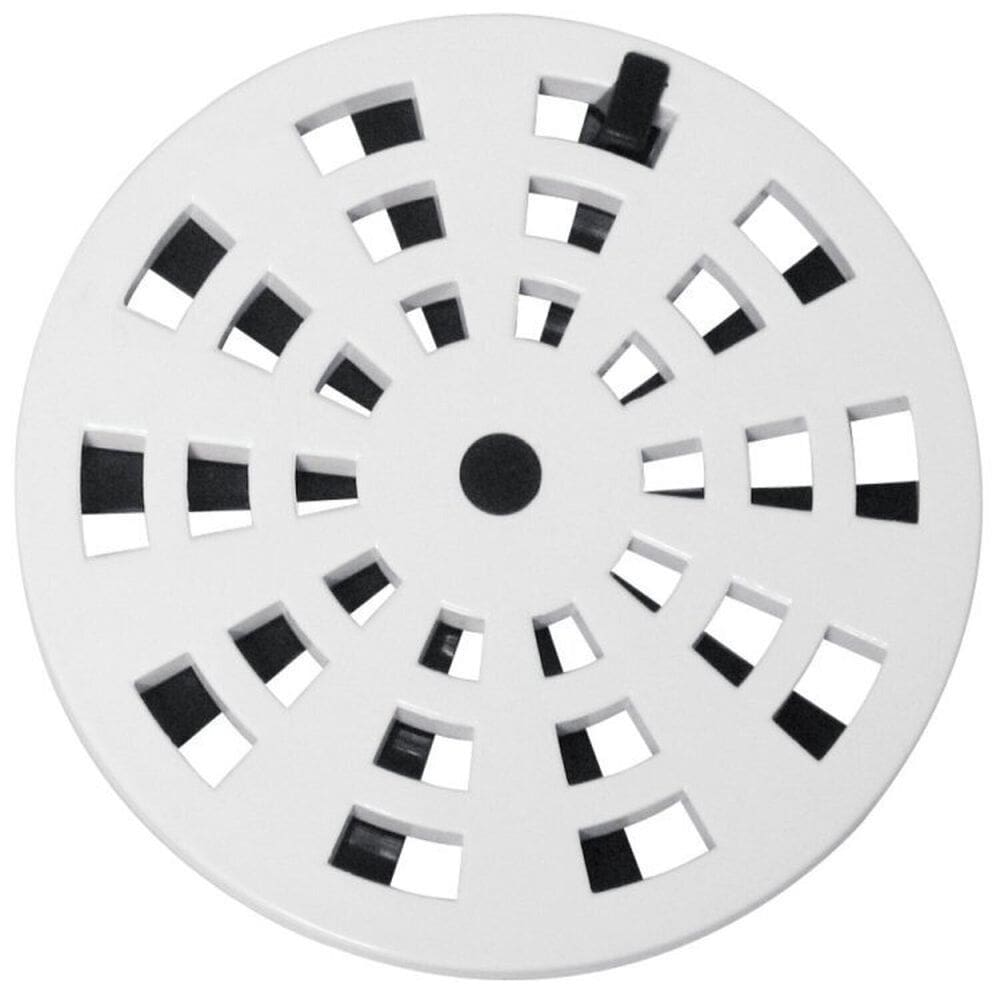 Kit 3 Grelha Redonda com Diâmetro de 15cm e com Anti-Inseto em PVC Astra Branco