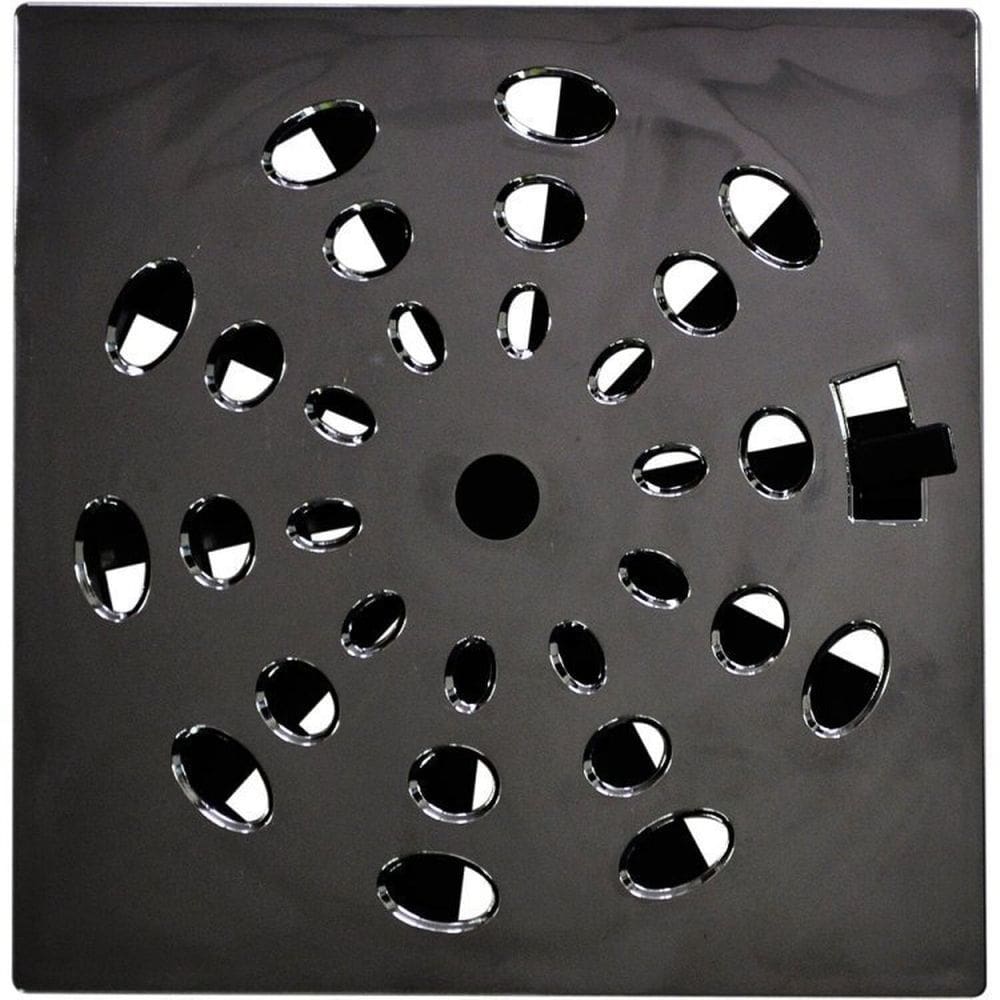Kit 5 Grelha Quadrada 15x15cm com Anti-Inseto em ABS Astra Cromado