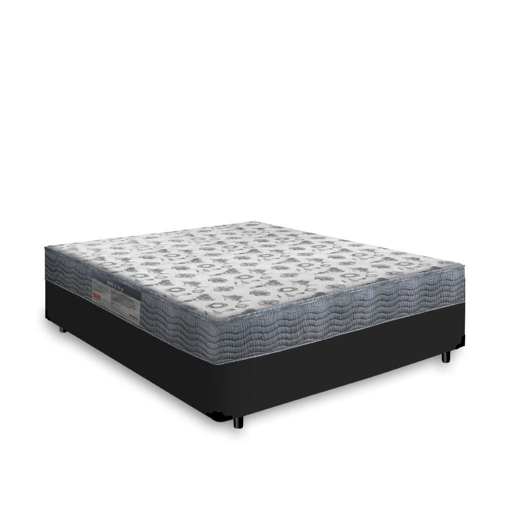 Cama Box Viúva + Colchão D33 - Ortobom - ISO 100 128x188x53cm