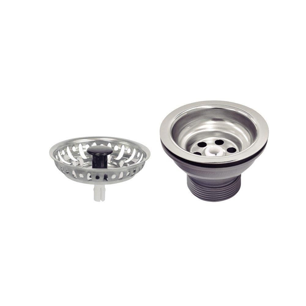 Válvula Pia Americana Tramontina Inox/Propileno Econômica 3 1/2"