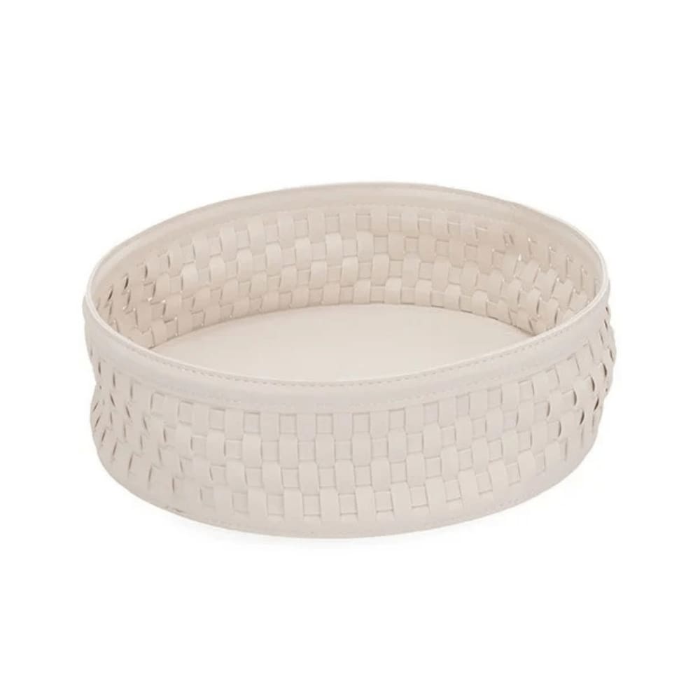 Centro de Mesa em Pu Branco 25cm 19545-P Mart