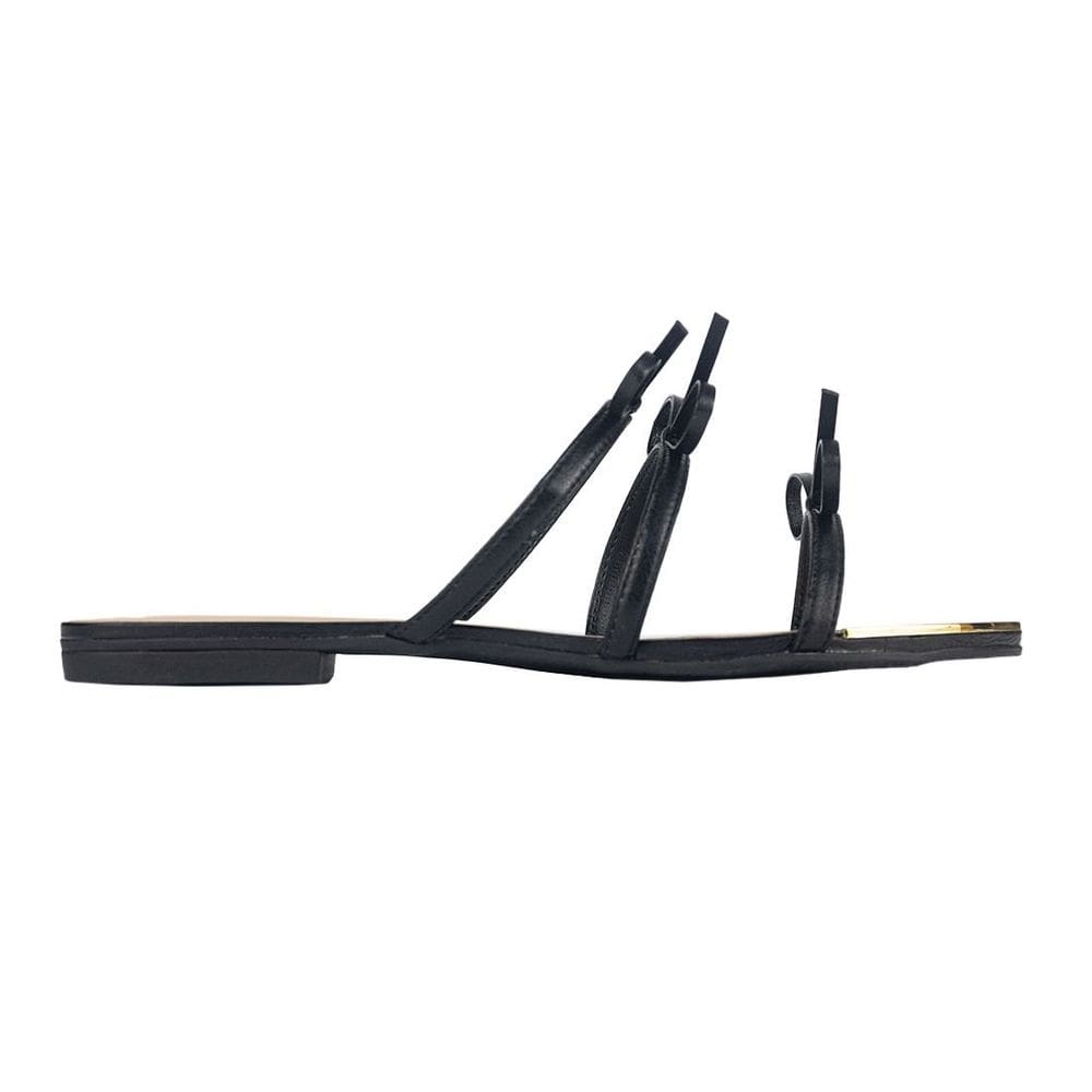 Sandália Rasteira Luz da Lua Tiras