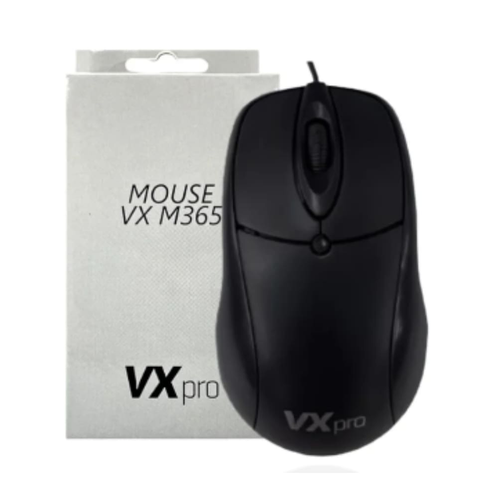 Mouse Vxpro - Vxm365 Mouse Optico 3D Usb Com Fio